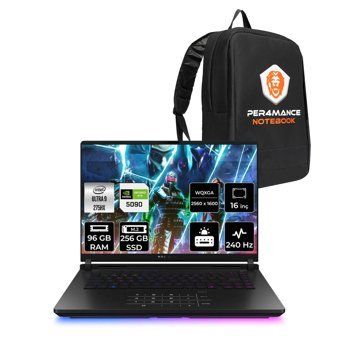 Asus ROG Strix G16 Ultra 9 275HX 96GB 256GB SSD RTX5090/24GB 175W 240HZ 16'' 2.5K FDOS Gaming & PER4