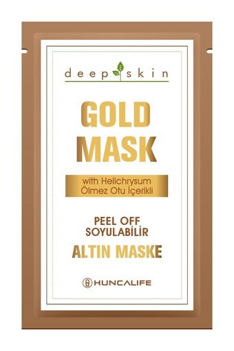 Huncalife Deep Skin Altın Soyulabilir Jel Yüz Maskesi 10 ml