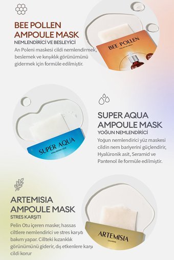 Missha Bee Pollen Ampouler Nemlendiricili Soyulabilir Kağıt Yüz Maskesi