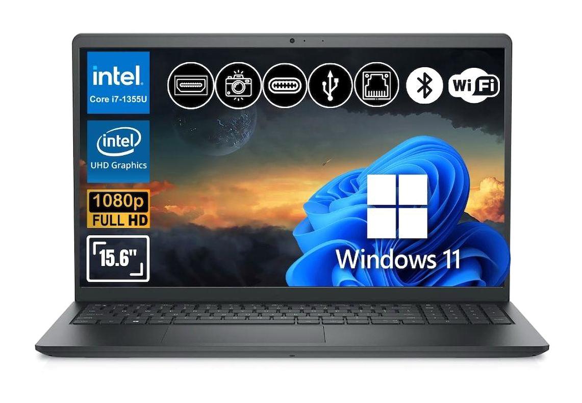 Dell Vostro 3530 i7-1355U 8GB Ram 2TB SSD 15.6" 120 Hz FHD Win11Pro N1601PVNB3530U ATL65 Notebook