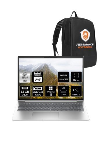 HP ProBook 460 G11 İntel Core Ultra 5 125U 32GB 256GB SSD 16'' WUXGA W11P 9Y7S7ET & PER4 ÇANTA