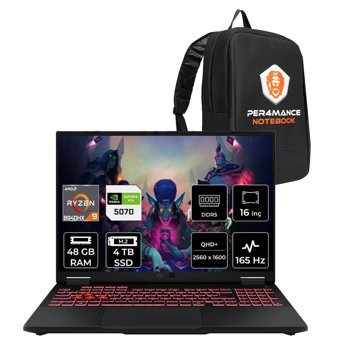 Asus TUF Gaming A16 R9 8940HX 48GB 4TB SSD RTX5070/8GB 165Hz 16'' 2.5K WQXGA FDOS Laptop FA608PP