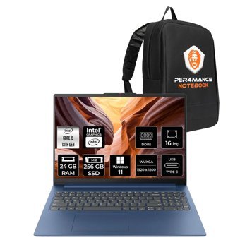 Lenovo IdeaPad Slim 3 i5 13420H 24GB DDR5 256GB SSD 16" WUXGA W11P Dizüstü Bilgisayar & PER4 Çanta