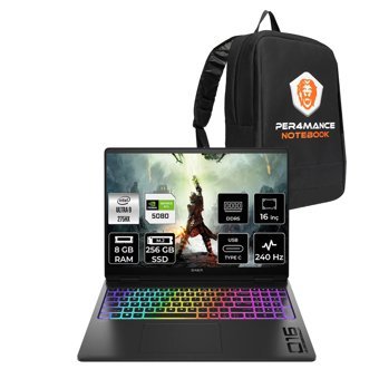 HP OMEN Max 16 Ultra 9 275HX 8GB 256GB SSD RTX5080/16GB 16'' 240Hz WQXGA FDOS Gaming Laptop & ÇANTA