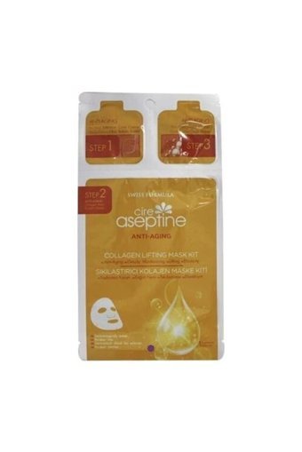 Cire Aseptine Anti Aging Kolajen Nemlendiricili Kağıt Yüz Maskesi