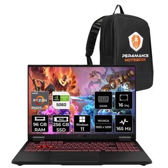 Asus TUF Gaming A16 R9 8940HX 96GB 256GB SSD RTX5060/8GB 115W 165Hz 16'' WUXGA W11H Laptop FA608PM