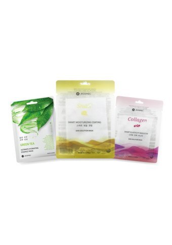 Jkosmec Green Tea-Solution Snail-Solution Collagen Nemlendiricili Soyulabilir Kağıt Yüz Maskesi