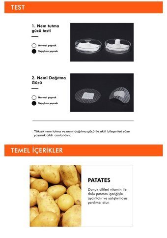 Missha Patatesli Nemlendiricili Soyulabilir Kağıt Yüz Maskesi