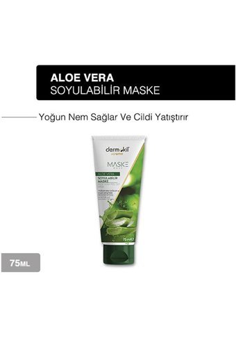 Dermokil Killi Aloe Veralı Nemlendiricili Soyulabilir Krem Yüz Maskesi 3x75 ml