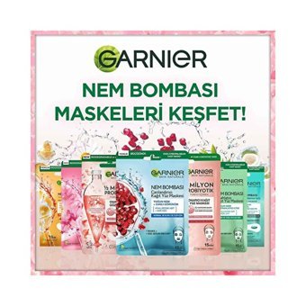 Garnier 2 Milyon Probiyotik Türevi Içeren Nemlendiricili Kağıt Yüz Maskesi