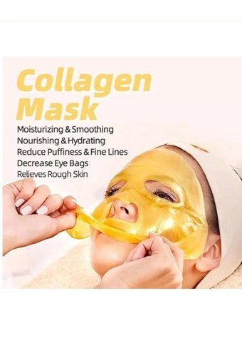 Bio Gold Collagen Kağıt Yüz Maskesi