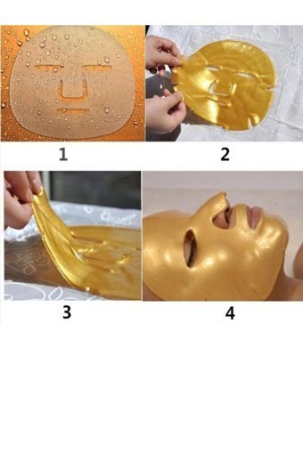 Bio Gold Collagen Kağıt Yüz Maskesi