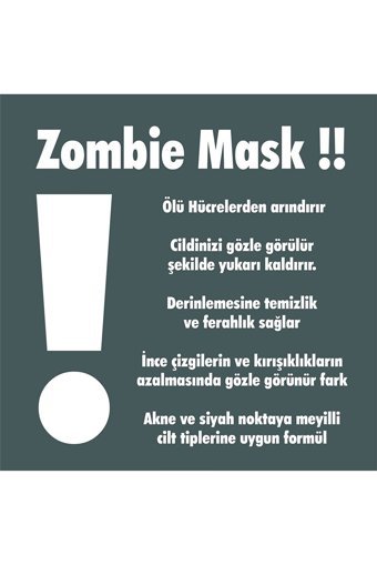 Nowy Zombie Jel Yüz Maskesi 100 ml