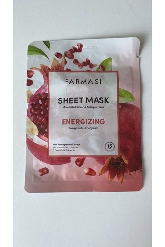Farmasi Lavanta Papatya Nar Nemlendiricili Kağıt Yüz Maskesi