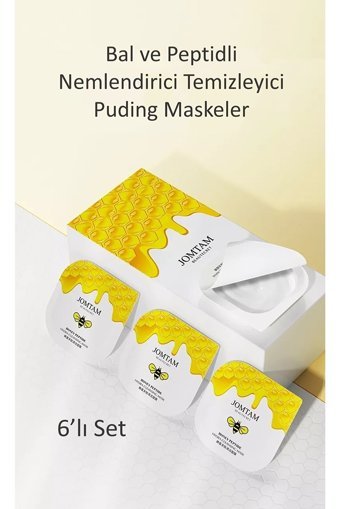 Jomtam Bal Ve Peptidli Nemlendiricili Krem Yüz Maskesi 6x7.5 gr
