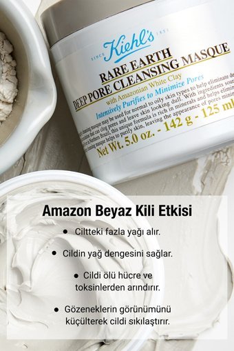 Kiehl'S Rare Earth Killi Krem Yüz Maskesi 28 ml