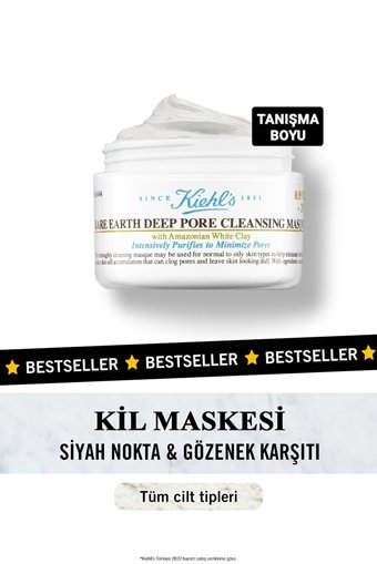 Kiehl'S Rare Earth Killi Krem Yüz Maskesi 28 ml