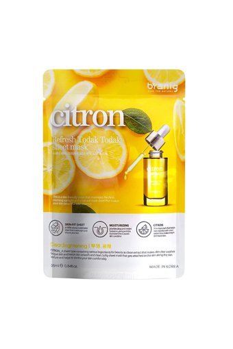 Branıg C Vitamini Içeren Ve Aydınlatıc Nemlendiricili Kağıt Yüz Maskesi