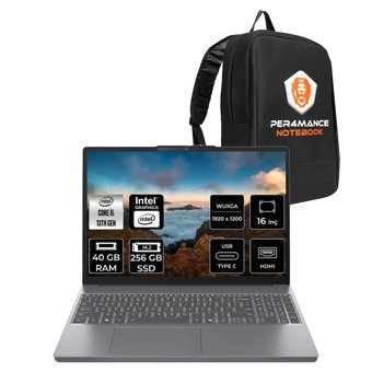 Lenovo IdeaPad Slim 3 i5 13420H 40GB DDR5 256GB SSD 16'' IPS WUXGA FDOS Dizüstü & PER4 ÇANTA