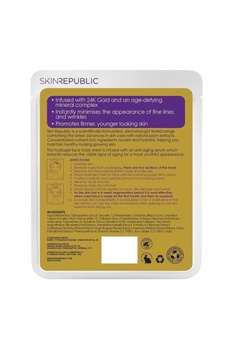 Skin Republic Gold Hydrogel Jel Yüz Maskesi