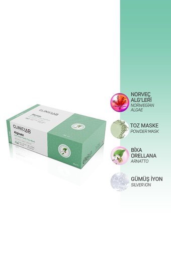 Cliniclab Aljinat Akne Karşıtı Nemlendiricili Toz Yüz Maskesi