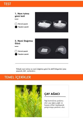 Missha Çay Ağacı Yağı Nemlendiricili Soyulabilir Kağıt Yüz Maskesi