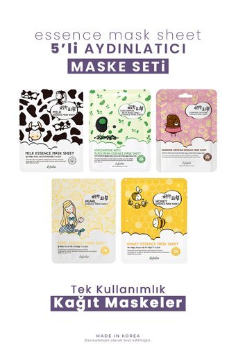 Esfolio Aydınlatıcı Nemlendiricili Kağıt Yüz Maskesi