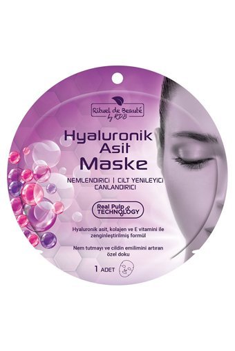 Rituel De Beaute Hyaluronik Asit Kağıt Yüz Maskesi 10 Adet