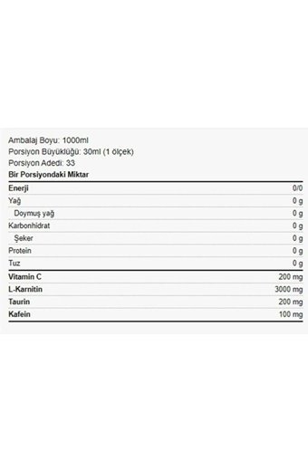 Dynamic Nutrition Thermo 3000 Portakal Aromalı L-Karnitin 1000 ml Sıvı + Multi C 6 Saşe + Shaker