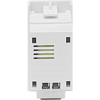 Westlec F21-C2 Çerçevesiz USB Girişli Sıva Altı Akıllı Tekli Priz Beyaz