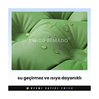 Swico Remado Kamp Tek Kişilik Şişme Yatak Turuncu