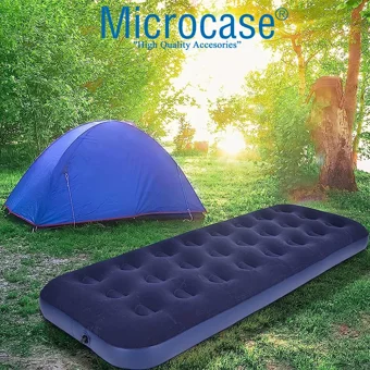 Microcase Kamp Tek Kişilik Şişme Yatak Lacivert