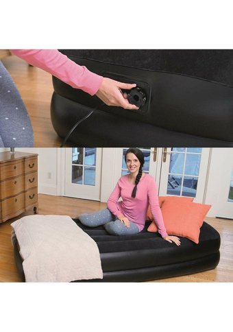 Bestway 67401 Kamp Tek Kişilik Şişme Yatak Siyah + Otomatik Pompa