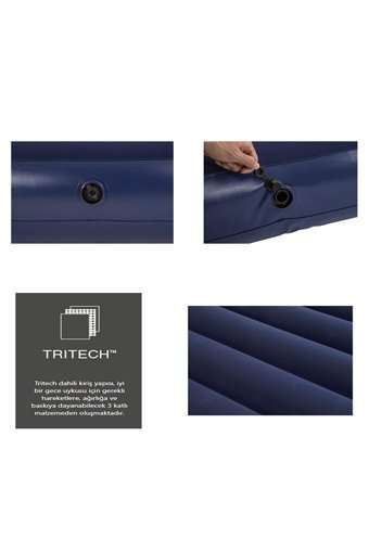 Bestway Pavillo 67681 Tritech Full Kamp Çift Kişilik Şişme Yatak Lacivert