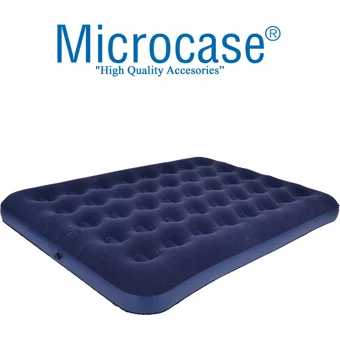 Microcase Kamp Çift Kişilik Şişme Yatak Lacivert