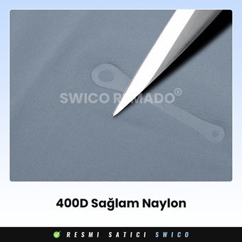 Swico Remado Kamp Tek Kişilik Şişme Yatak Mavi