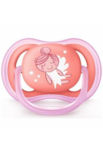 Philips Avent Ultra Air SCF345/22 6-18 Ay Delikli Yenidoğan Silikon 2'li Emzik Pembe