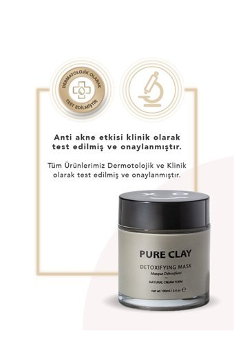 Shy Xo Shine Pure Clay Killi Krem Yüz Maskesi 100 ml