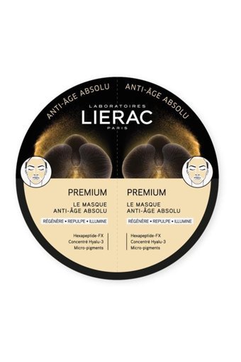 Lierac Duo Mask Premium Tüm Yaşlanma Belirtileri Karşıtı Nemlendiricili Jel Yüz Maskesi 2x6 ml