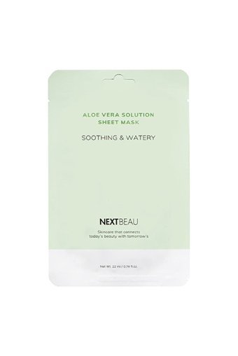Bıspack Nextbeau Ekstra Nemlendirici Rahatlatıcı Aloe Veralı Nemlendiricili Kağıt Yüz Maskesi 22 ml