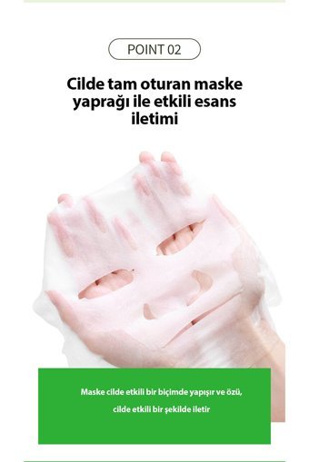 Bıspack Nextbeau Ekstra Nemlendirici Rahatlatıcı Aloe Veralı Nemlendiricili Kağıt Yüz Maskesi 22 ml