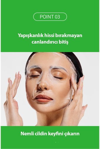 Bıspack Nextbeau Ekstra Nemlendirici Rahatlatıcı Aloe Veralı Nemlendiricili Kağıt Yüz Maskesi 22 ml