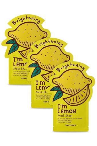 Tonymoly İ I'M Real Limon Nemlendiricili Kağıt Yüz Maskesi 3 Adet