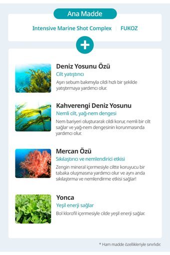 Atomy Marine Hidrojel Nemlendiricili Jel Yüz Maskesi