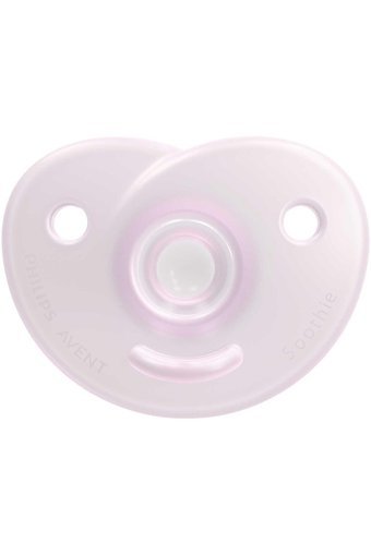 Philips Avent Soothie SCF099/22 0-6 Ay Delikli Ortodontik Yenidoğan Kiraz Uçlu Damaklı Silikon 2'li Emzik Pembe