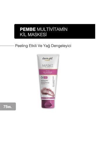 Dermokil Pembe Killi Jel Yüz Maskesi 3x75 ml