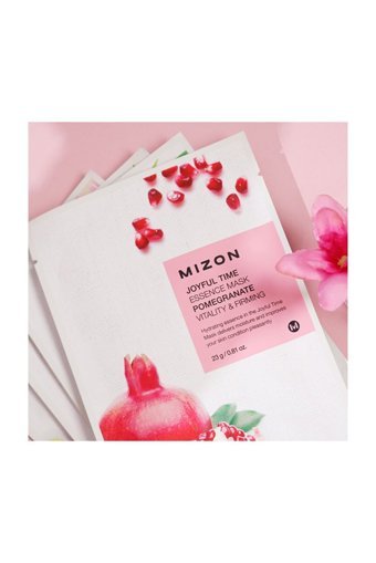 Mizon Joyful Time Essence Mask Pomegranate - Nar Nemlendiricili Soyulabilir Kağıt Yüz Maskesi