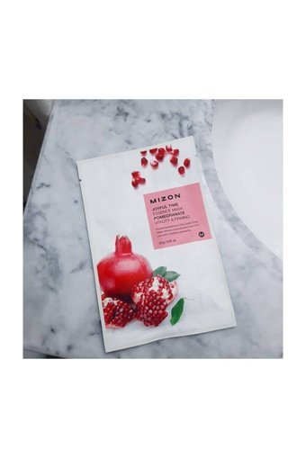 Mizon Joyful Time Essence Mask Pomegranate - Nar Nemlendiricili Soyulabilir Kağıt Yüz Maskesi
