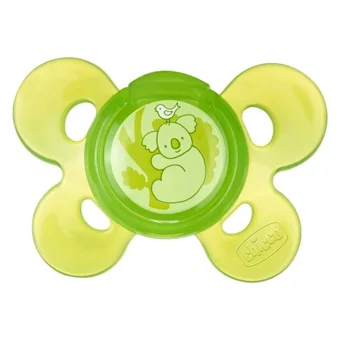 Chicco Physio Comfort 12 Ay+ Delikli Ortodontik Damaklı Silikon Emzik Yeşil