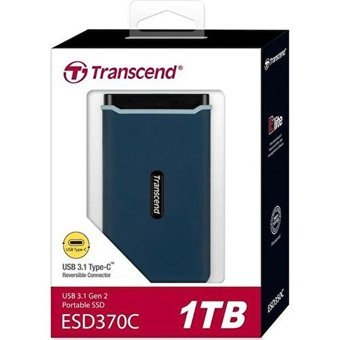 Transcend TS1TESD370C 1 TB USB Type C USB 3.2 Gen 2 Taşınabilir SSD Mavi